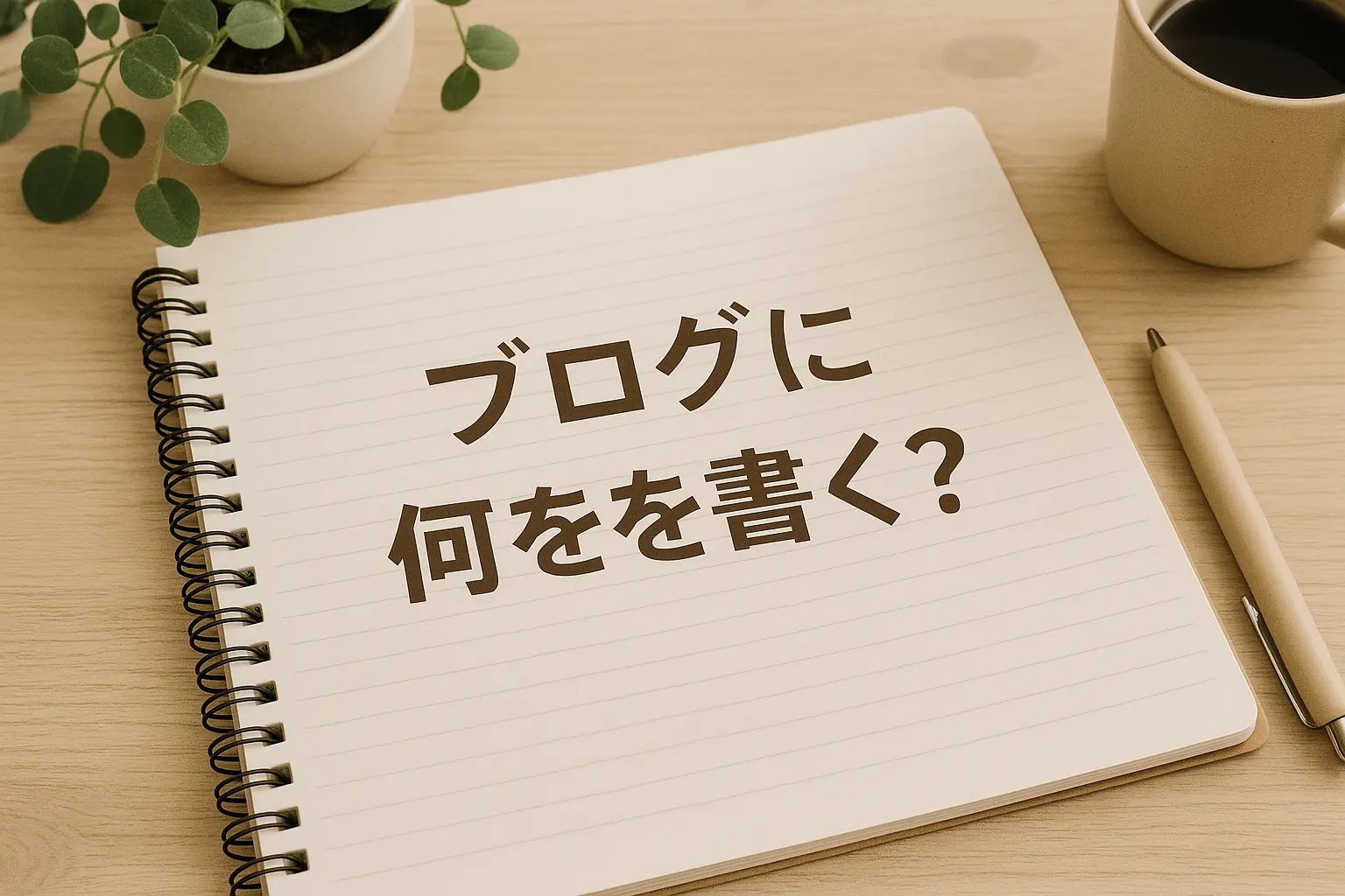 ブログに何を書く？初心者でも迷わないネタ選びと集客につながる書き方ガイド_サムネ
